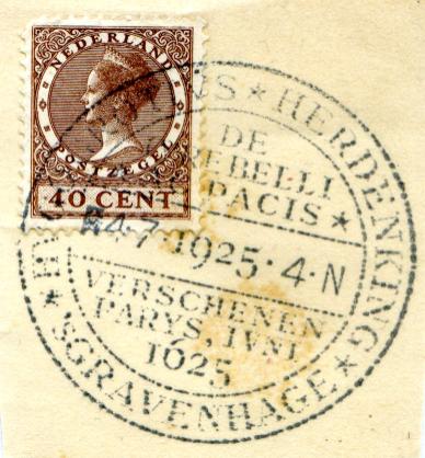 s-gravenhage 15 de Nederlandsche Philatelistendag 1924 De vijftiende Nederlandse Filatelistendag werd gehouden tijdens de Internationale Postzegeltentoonstelling in Pulchri Studio te s-gravenhage.