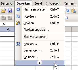 Fig. 8d Celinhoud bewerken Kijk ook eens naar de linkerkant in de statusbalk onderaan in Excel. Daar ziet u de tekst Bewerken staan, zodra u de gegevens van een cel gaat bewerken.