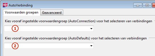 3. Selecteer de verbinding, klik met de rechtermuisknop en selecteer Verbindingstype selecteren. 4. Selecteer een verbinding in het dialoogvenster Component selecteren. 5.