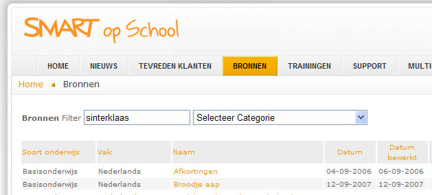 MATERIAAL BIJ SMART OP SCHOOL Ga naar : www.smartopschool.nl Rechts op de pagina kan je je aanmelden. Je ziet daar staan: nog geen account? Maak er één aan. Klik erop en vul het scherm in.