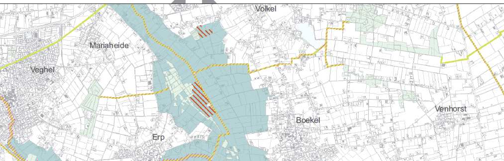 voor ecologische verbindingszones zijn aangeduid conform de Verordening. De wijze waarop deze begrenzing en bescherming zijn uitgewerkt, is opgenomen in hoofdstuk 4.