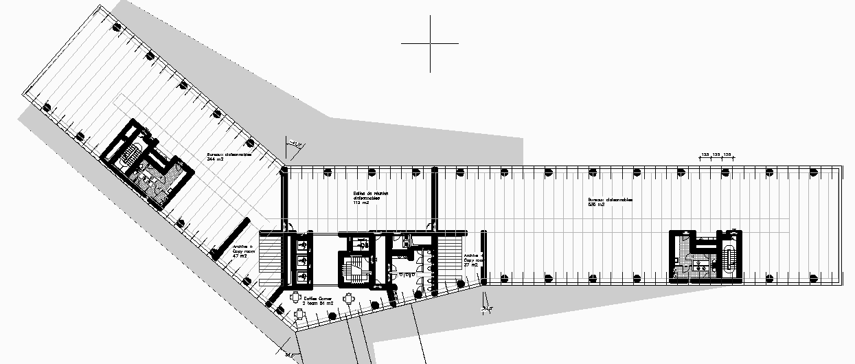 Simulaties ELIA Individueel bureau (15,3 m²)