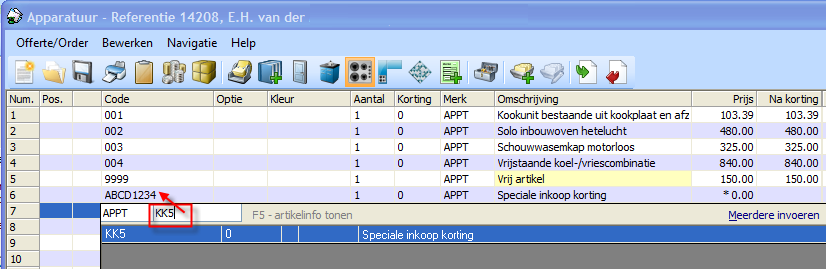 hoofdbestand SIEM en vermeldt bij de gekoppelde bestanden het bijbehorende bestand SIES. Het gevolg hiervan is dat voor het bepalen van de korting de artikelen uit beide bestanden meetellen.