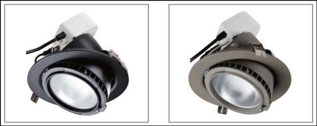 LED Round Adjustable Downlight Afwerking : Gespoten Wit/Zwart/Zilver/Grijs Graden Hoek: 35 / 60 AC100 ~ 240V 3 jaar Model / Art.nr.