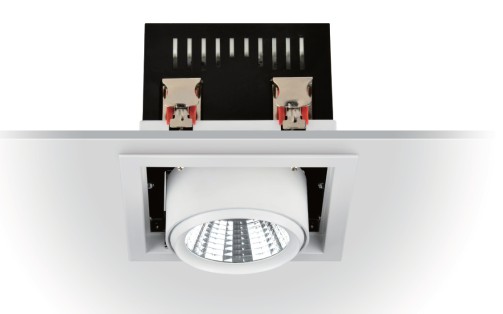 LED Grill Light Type 1 Afwerking : Gespoten Wit Graden Hoek: 12 / 24 / 60 AC100 ~ 240V 3 jaar Model / Art.nr.