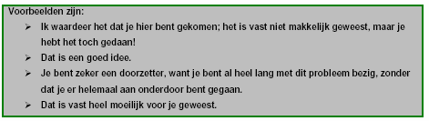 5. Technieken Motivational Interviewing Het is cruciaal dat de nieuwsgierigheid van de hulpverlener wordt opgewekt zodat de hulpverlener gestimuleerd is om vragen te stellen en reflecties te maken op