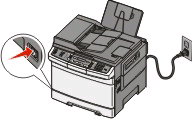 Zorg dat de computer die u gebruikt om de printer te configureren, is aangesloten op een werkende poort van het netwerk waarop de printer is aangesloten.