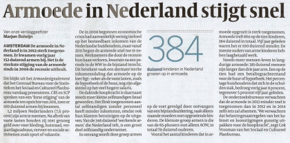 Armoede in Nederland 6 Tekst Nederland Lees het artikel en beantwoord de vragen 1- Waarom zijn mensen in Nederland arm geworden?