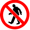 Verboden te roken Vuur, open vlam en roken verboden Verboden voor voetgangers Geen drinkwater Geen toegang voor onbevoegden Verboden met water te blussen Niet aanraken Verboden voor