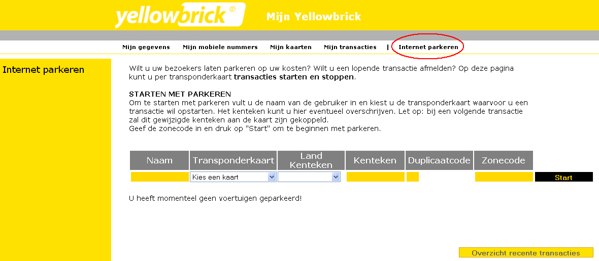 Het inzien van uw transacties Via deze pagina kunt u al uw transacties terugvinden. Als u specifiek wilt zoeken dan kunt u gebruik maken van het filter aan de linker kant van het scherm.