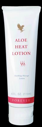 Onze belangrijkste producten Aloe Heat Lotion Daar loop je warm