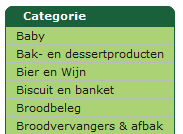 De Categorie Module Alle producten zijn verdeeld in verschillende categorieën. De categorie module bevat al deze categorieën.