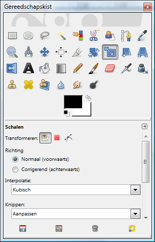 Ga via de menubalk naar Selecteren Inverteren (CTRL + I). Op die manier wordt de selectie omgedraaid en is nu het object in plaats van de achtergrond geactiveerd.