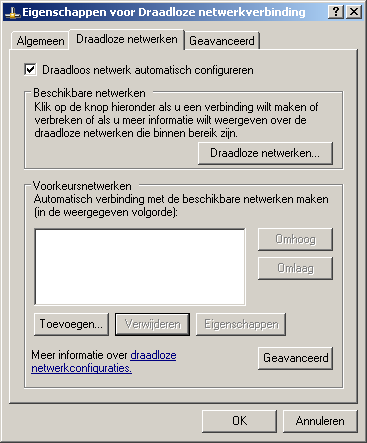 2 Configuratie van Windows XP Deze instructie gaat uit van een laptop met een Nederlandse versie van Windows XP, met Service Pack 3.