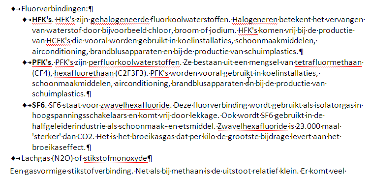 3.19 Oefening 19 (inspringing, nummering, pmaak, psmming en witruimte) 3.19.1 Opgave Het bestand ik wil mijn ptje bevindt zich in de map efening 019 1. Open IK WIL MIJN POTJE. 2.