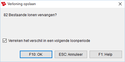 Maar dat alles maakt voor de werking van de nieuwe verloningsopzet niet uit. U kunt nog steeds vanuit de cockpit werknemers markeren, lonen per periode oproepen, de verschillen zien, et cetera.