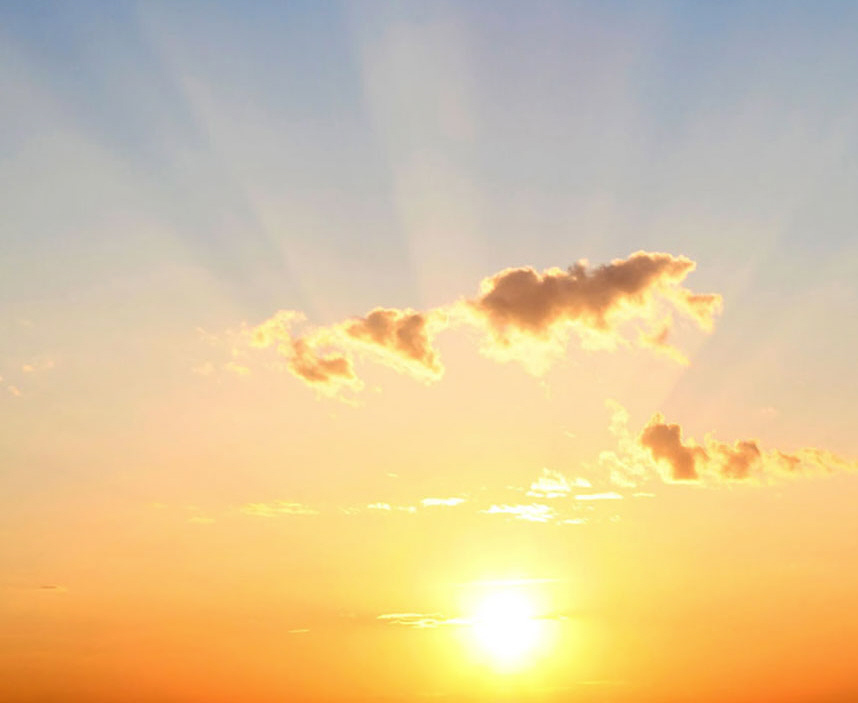 Naar een zonnige toekomst? 19 Krijgt u alweer de zon van de volgende dag op uw netvlies?