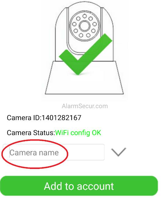 Klik rechtsboven op dit toevoegen camera symbool en click LET OP Camera en telefoon dienen binnen 2 meter van de router geprogrammeerd te worden.