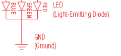 Circuit #3 RGB LED 3 Weet je wat nog leuker is dan een knipperende LED? Kleuren veranderen met één LED.