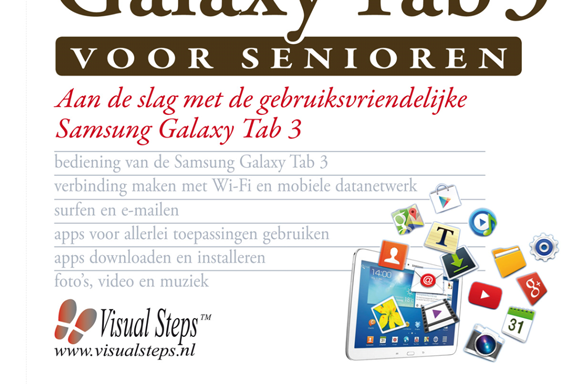 21 In dit cahier heeft u de app Contacten en S Planner leren kennen. In onderstaande titel leert u alle belangrijke opties en functies van de Samsung Galaxy Tab 3 kennen.