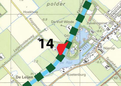 Ontwerp per deelgebied 3.3 Perceel 14 Dit gebied ligt in de gemeente Niedorp ter hoogte van de Waarddijk en Oostkade.