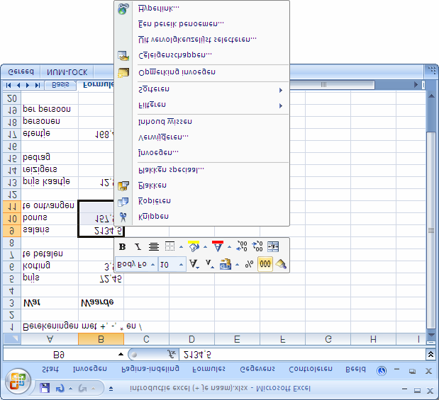Cursus MS Excel 2007 (N), Introductie (1) Mei 2009 Opdracht 1 De werking van Excel starten... 1 Opdracht 2 Weergave op het scherm (statusbalk).