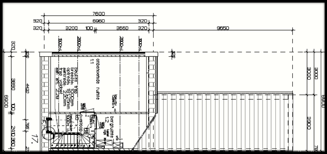 Woning 1, eerste