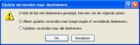 Sluit vervolgens het venster Vergadering plannen door te klikken op de knop Sluiten.