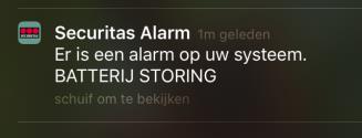 2.2 Alarm Lage prioriteits alarmen worden standaard naar de app gepushed en kunnen vervolgens zelf via de app afgemeld worden.