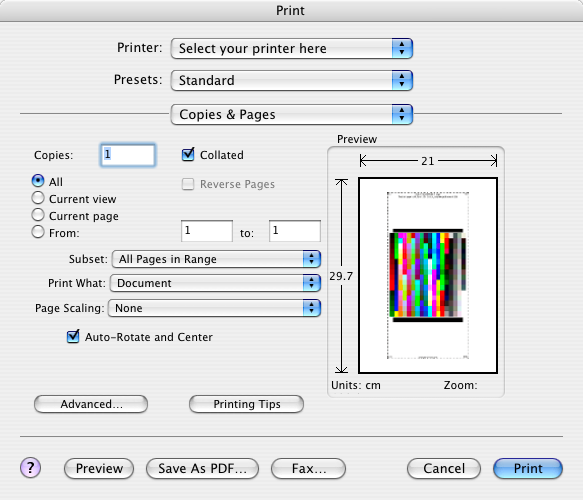 Printen met Profielen - Adobe Acrobat - Pagina 9 van 15 3.2 Afdrukken Kies in Acrobat File > Print.
