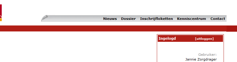 4. Instructie rapportage bekijken 1. Ga naar www.mijnkeurmerk.nl en klik op inloggen (groen omcirkeld) 2.