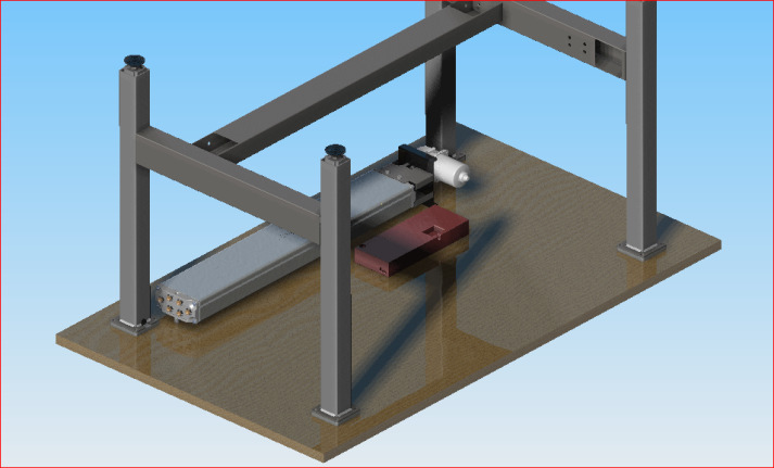 voor tafelsysteem TU-4 Leveromvang: 4x Geleiding TU 4x Stelvoet 2x Travese TU 550 1x Traverse T (950, 1150, 1550)