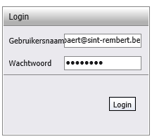 4 PDF afdrukken via de Websubmission Stap 1 Surf naar http://rotariaat.sint-rembert.be/rotariaat Rechts bovenaan log je in met je volledig e-mailadres van Sint-Rembert (dus met de @sint-rembert.