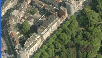 In plaats daarvan staan nu appartementsgebouwen waarvan de hoogste boven