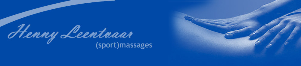 Henny Leentvaar (Sport)Massage Drukverbanden, tape-