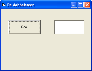 5.1 Dobbelen met de computer: de wiskundige functies Rnd en Int Stel je voor dat je Visual Basic met dobbelstenen wilt laten gooien.