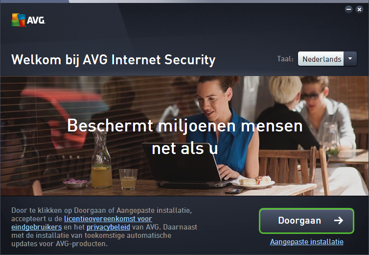 3. AVG-installatieprocedure Als u AVG Internet Security op uw computer wilt installeren, moet u over het meest recente installatiebestand beschikken.