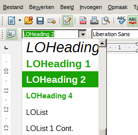 3) Beweeg de muis over de alinea, pagina of frame en klik om een alinea-, pagina- of frameopmaakprofiel toe te passen.