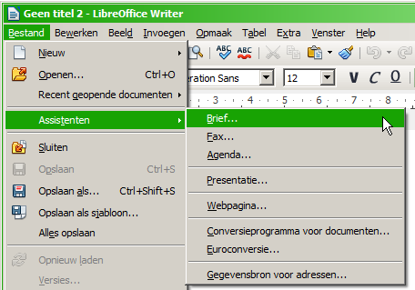 Documentelementen zoals de datum, onderwerpregel (zakelijke fax), aanhef en complimenteuze afsluiting Opties voor afzender- en ontvangerinformatie (zakelijke fax) Op te nemen tekst in de voettekst