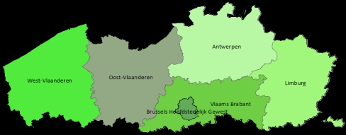 Bodemvruchtbaarheid op verschillende geografische niveaus BEMEX: voorstellingswijze Vlaamse provincies België Belgische landbouwstreken