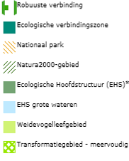 Inventarisatie natuurwaarden en effecten Figuur 4: Ligging Ecologische Hoofdstructuur nabij plangebied (rood) (bron: Structuurvisie vastgesteld door PS 21 juni 2010). 3.