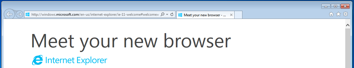 Hoe kan ik zien welke Internet Explorer ik gebruik in Windows 8 De app Internet Explorer heeft een zwart balk die beneden in het scherm staat. Waarin je de naam van de website in kunt vullen.