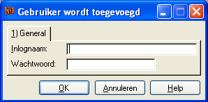 Overzicht gebruikers In NIB kunt u gebruikers aanmaken die ieder met een eigen wachtwoord toegang hebben tot het programma.