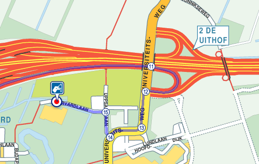 Voor de achteringang (Harvardlaan 10): - Vanaf de A2 op het knooppunt Everdingen volgt u de A27. - Op het knooppunt Lunetten volgt u de A27 richting Almere / Amersfoort / Hilversum.