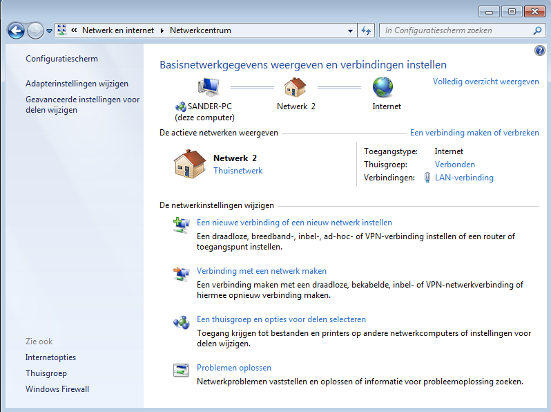 Bestanden en mappen delen in Windows 7 met behulp van Samba. 1. Klik op Start. 2. Klik op Configuratie scherm. 3.