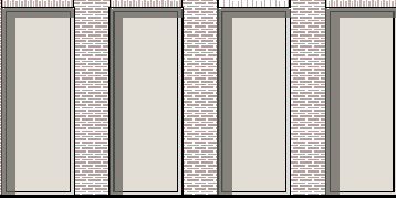 2900 3500 3090 4110 500 zaal huiskamers 22 23 materialisering en detaillering Het nieuwe gebouw verwerkt de stijlkenmerken van de