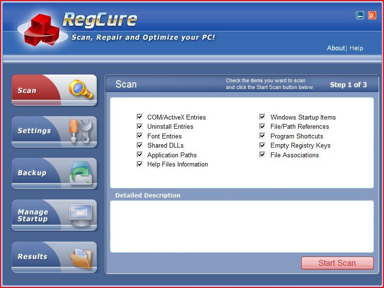 Regcure Download Regcure van internet.