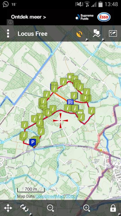 Offline Wandelkaart toevoegen 1. Als u uw wandelingen ook zonder internet wilt kunnen lopen, wordt hier voor u beschreven hoe u de offline wandelkaart kunt downloaden en installeren. Let op!