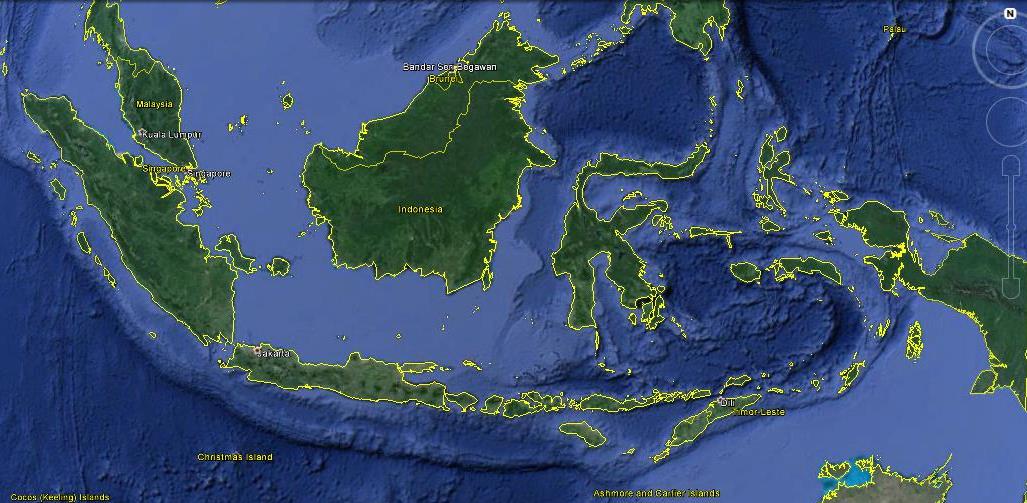 Java Het land bestaat uit circa 17,000 eilanden, uitgestrekt over ca. 5.