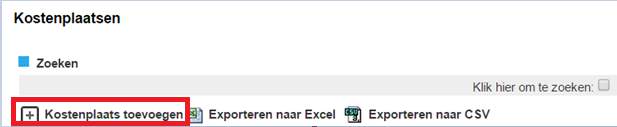 6. Kostenplaats U beschikt al standaard over een gespecificeerd overzicht per gebruiker.